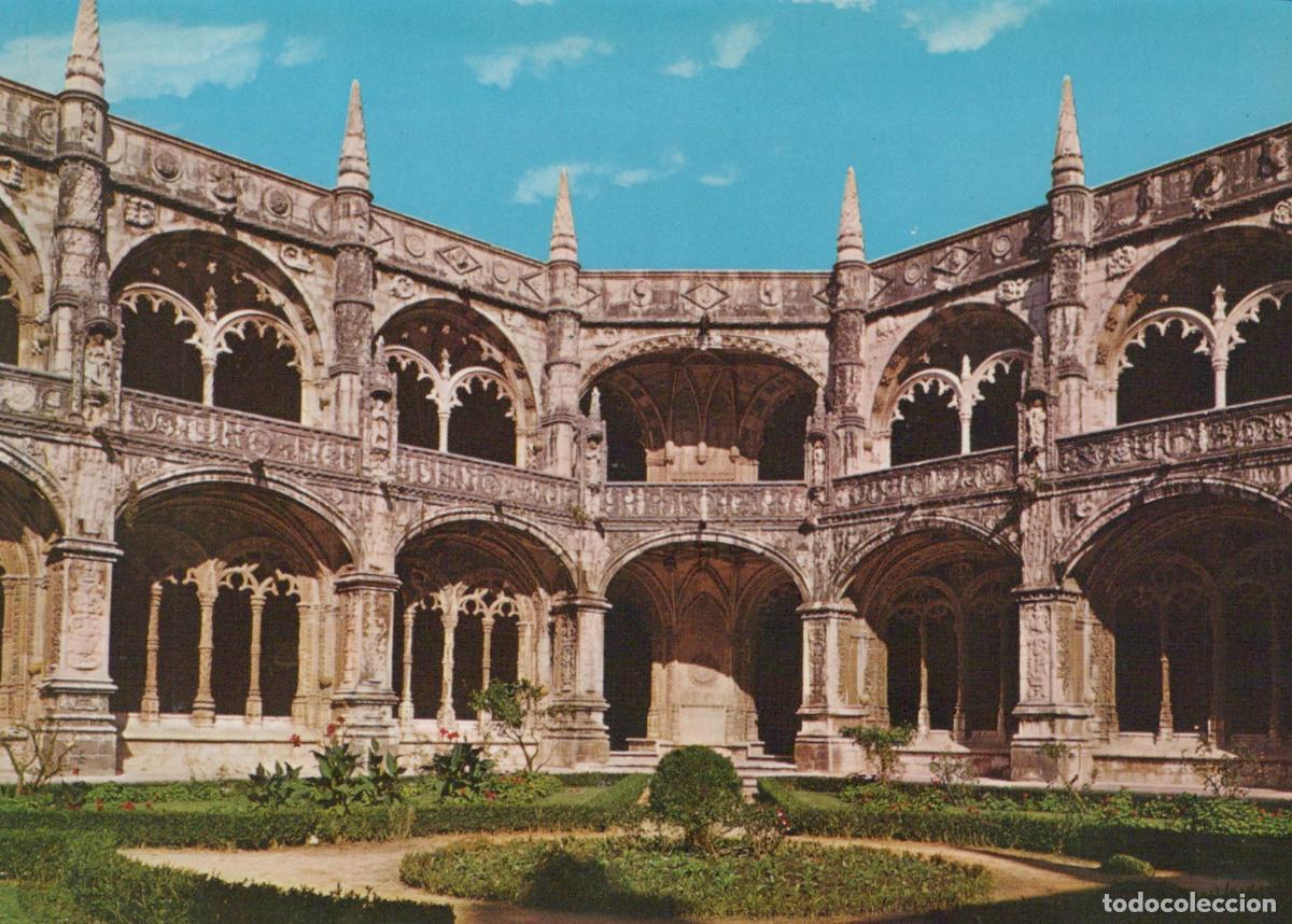 Postkarten: Portugal Lisbon Jeronimos Monastery Cloister Architecture Unposted *YAN191