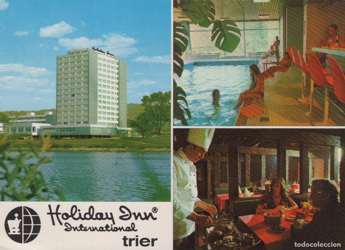 Postkarten: Germany Trier Holiday Inn International Hotel Swimming Pool Unposted *YAN252
