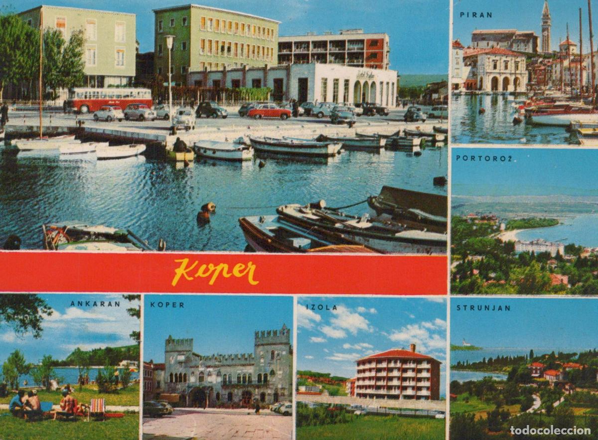 Postkarten: Slovenia Koper Piran Portoroz Ankaran Izola Strunjan Multi View Coastal *YAN263