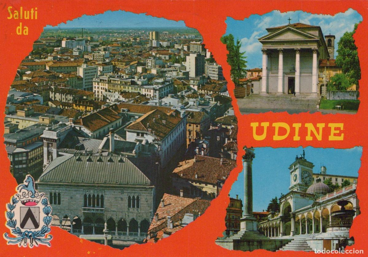 Postkarten: Italy Udine Cityscape Cathedral Piazza Libert&agrave; Multi View *YAN200