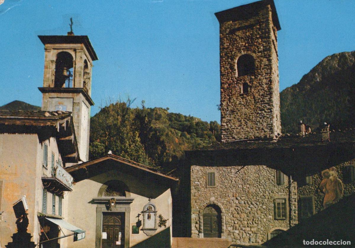 Postkarten: Italy Gromo Medieval Tower Bell Tower Bergamo Lombardy Architecture *YAN277