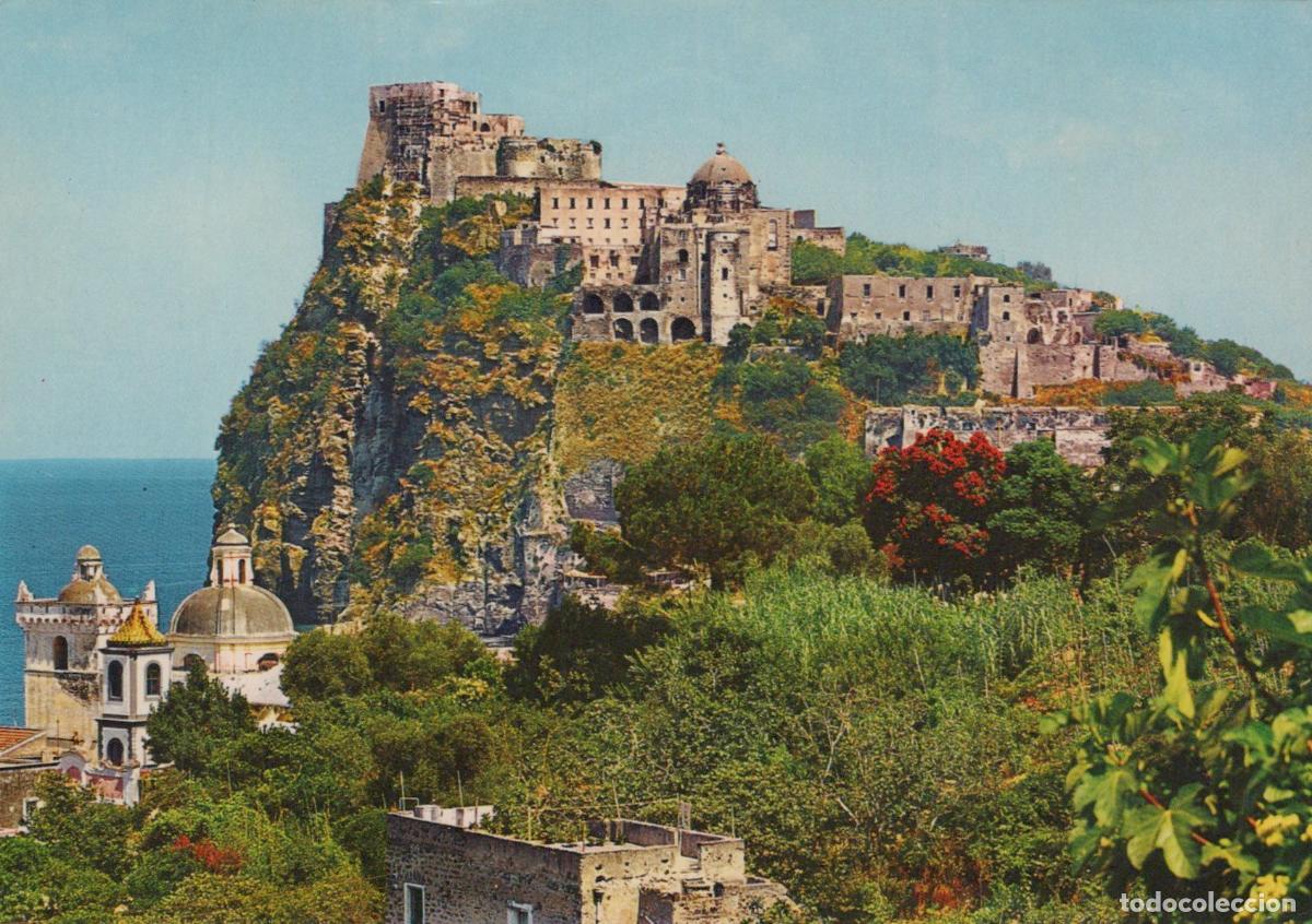 Postkarten: Italy Ischia Aragonese Castle Historic Fortress On Volcanic Island *YAN226