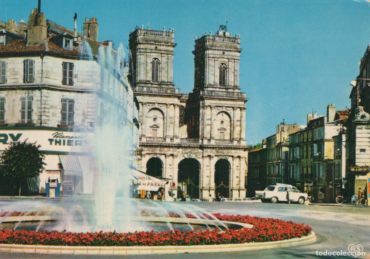 Postkarten: France Auch Sainte Marie Basilica and Fountain Cityscape Unposted *YAN314