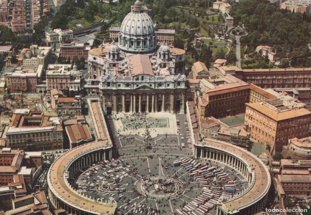 Cartes Postales: Vatican City Vatican City Rome St Peter S Basilica Aerial View Piazza *YAN240