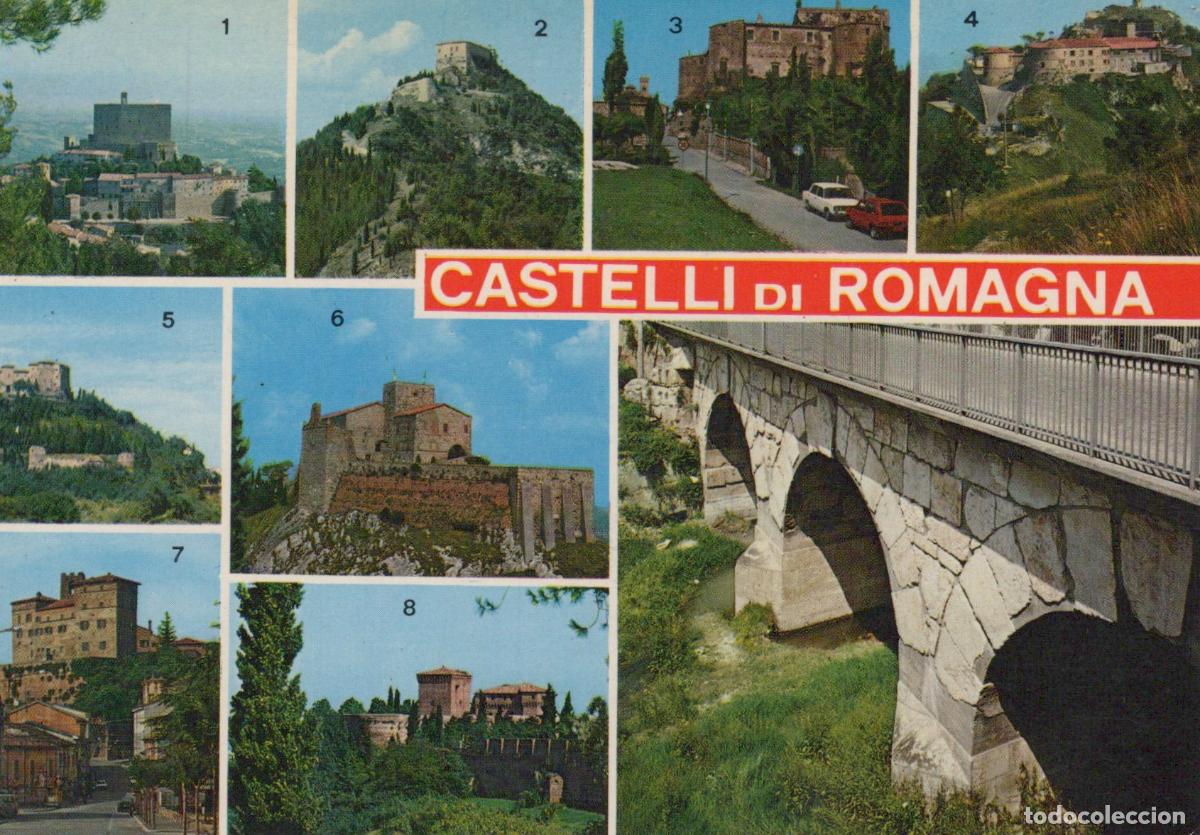 Postcards: Italy Rimini Castles Montefiore Longiano Toriana Bertinoro Verucchio *YAN355