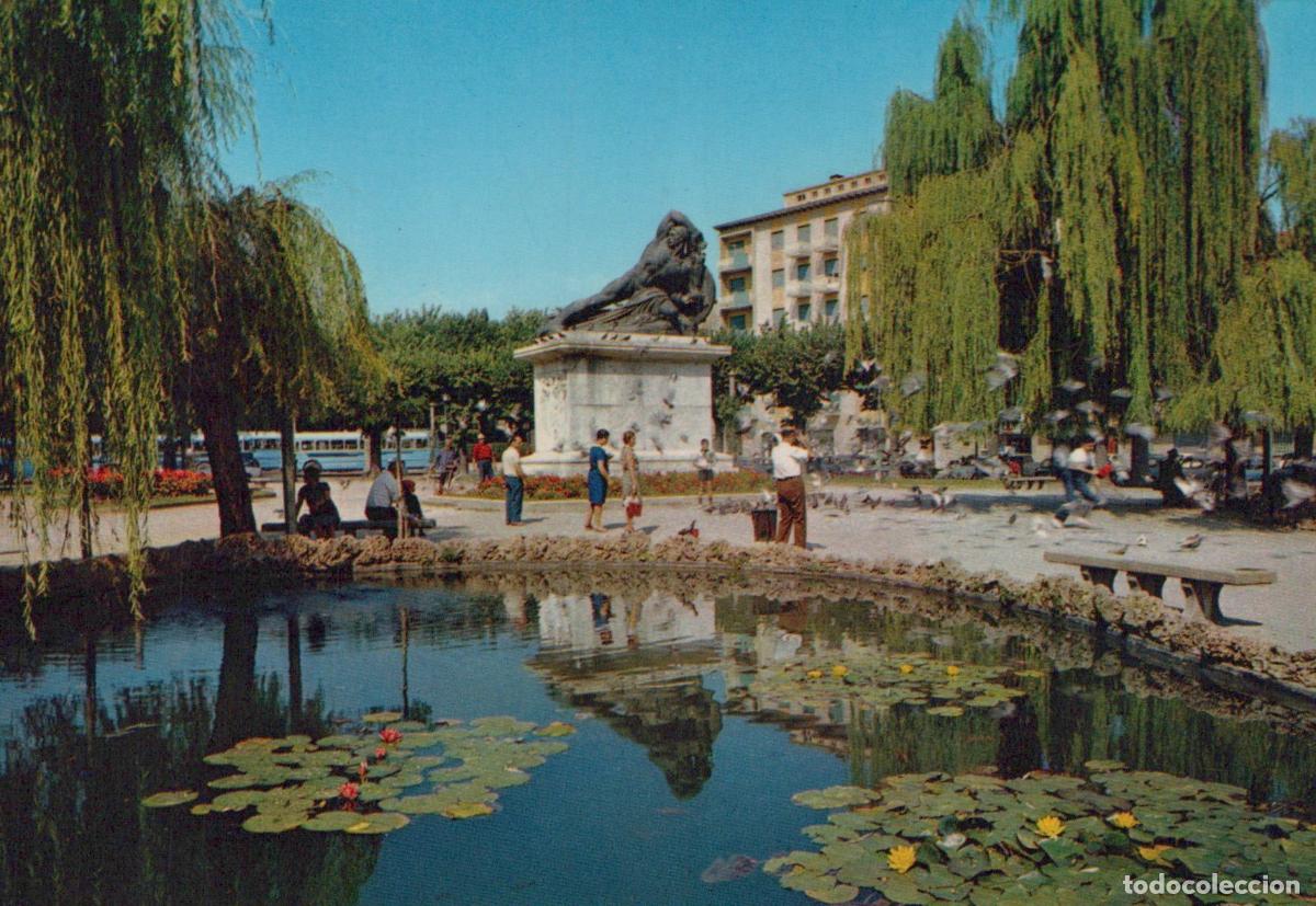 Postais: Italy Pistoia Piazza S Francesco Public Gardens With Lion Unposted *YAN365