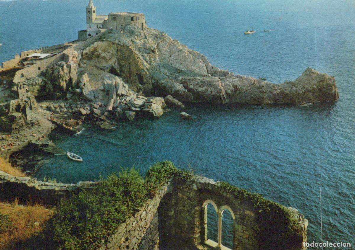Postais: Italy Portovenere San Pietro Church On Rocky Coastline *YAN420