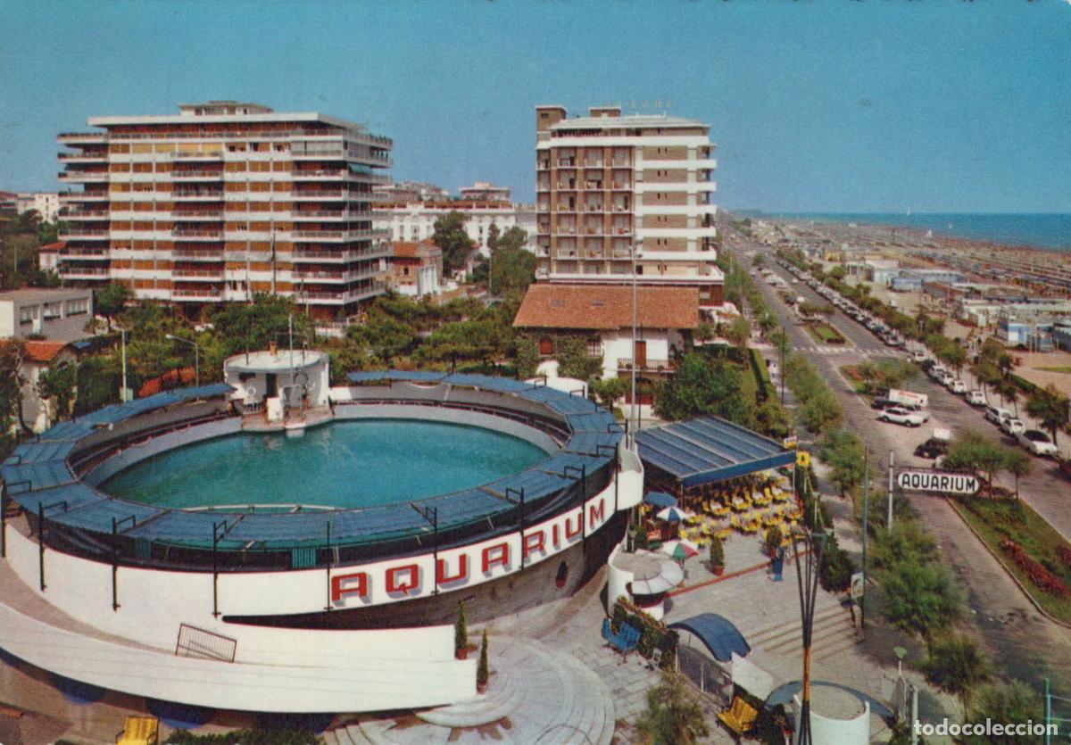 Cartoline: Italy Riccione Aquarium and Promenade 1970s *YAN428