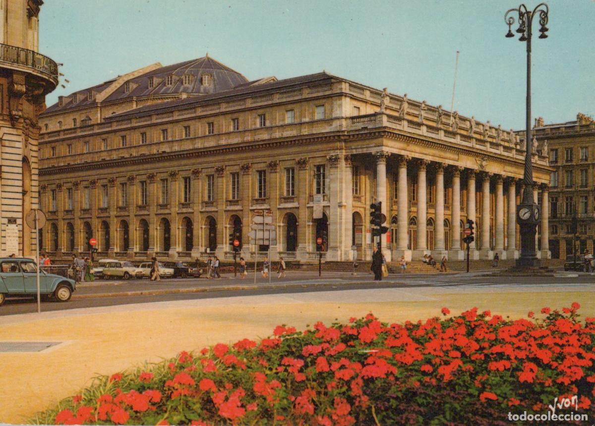 Cartoline: France Bordeaux Grand Theatre XVIII Century Louis Architecture Unposted *YAN312