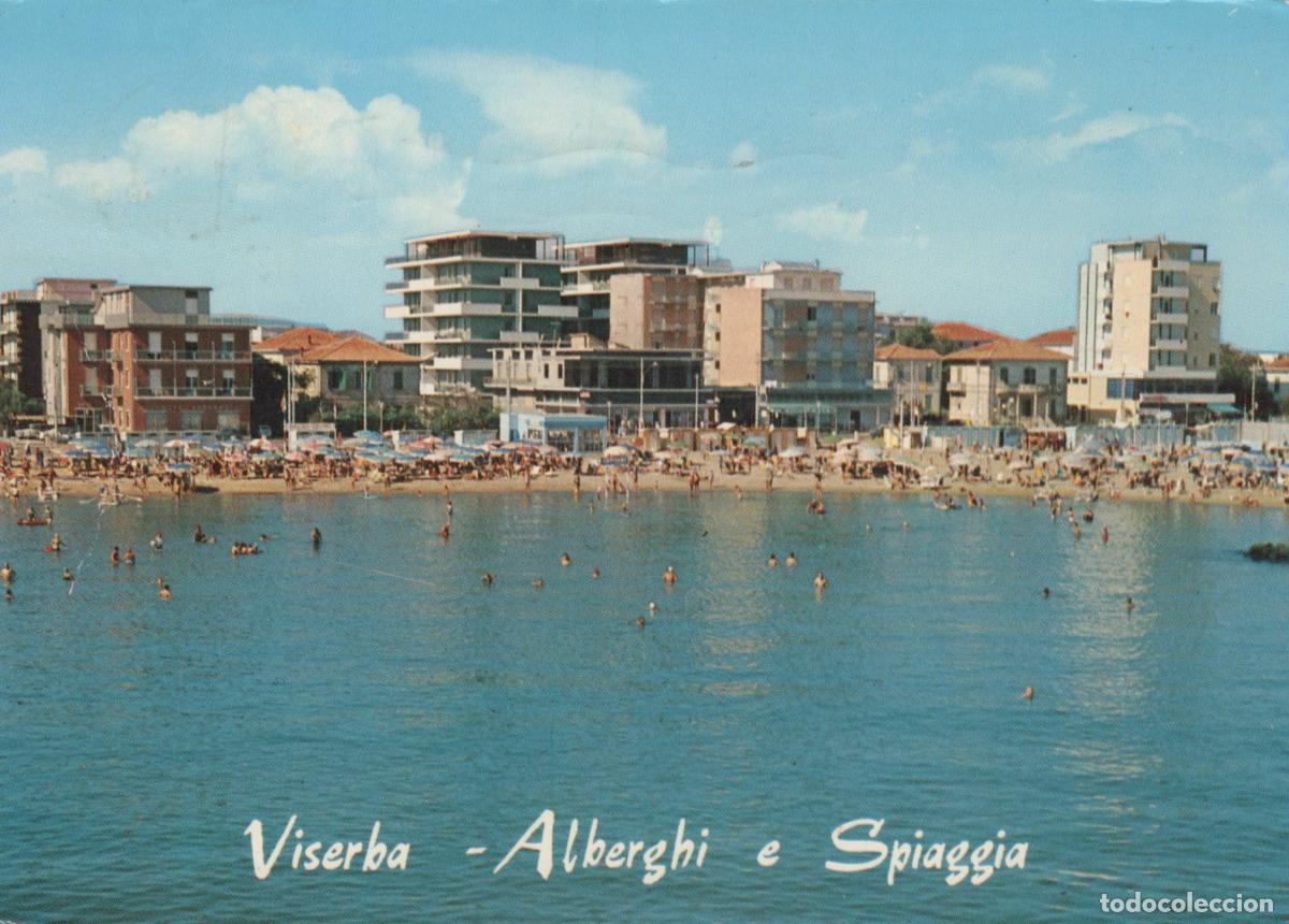 Cartoline: Italy Viserba Hotels and Beach Adriatic Sea Resort Town *YAN475