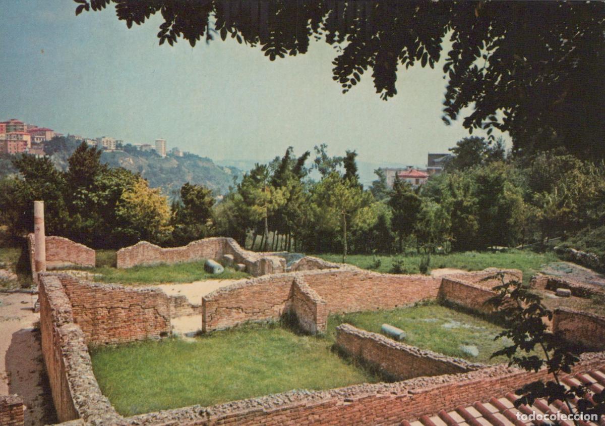 Cartoline: Italy Chieti Roman Baths Ancient Ruins Landscape Vintage Unposted *YAN321