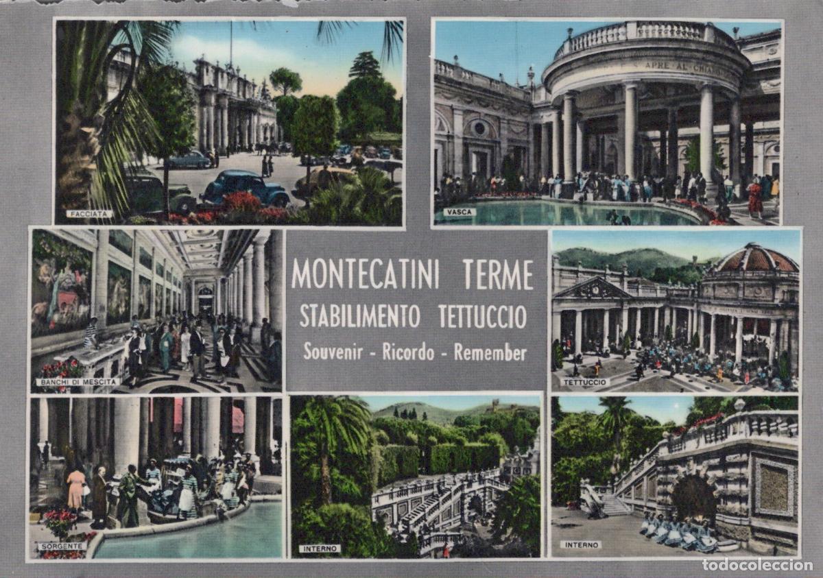 Postales: Italy Montecatini Terme Stabilimento Tettuccio Spa Complex Multi View *YAN337
