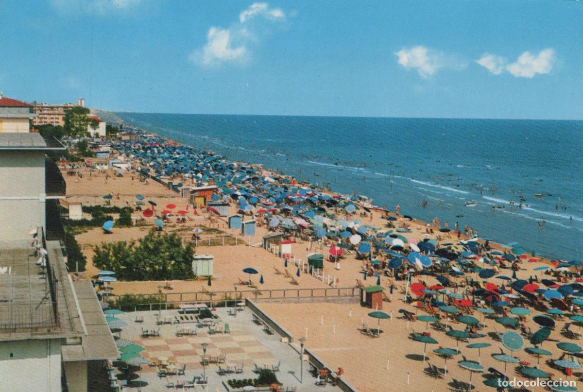 Postales: Italy Lido DI Jesolo General View of Crowded Beach With Umbrellas *YAN494