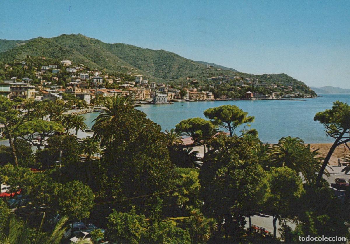 Postkarten: Italy Rapallo Golfo Tigullio Gardens and Promenade Along the Sea *YAN488