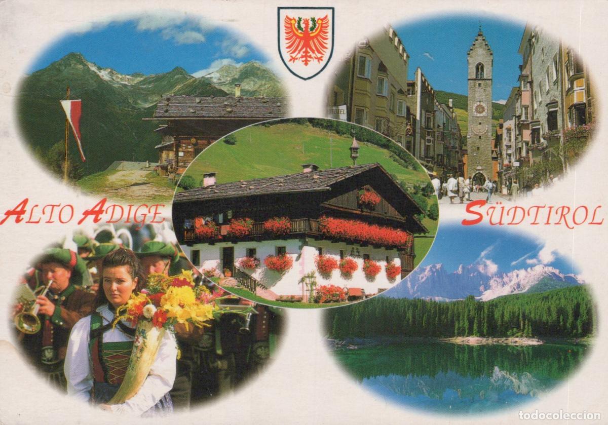 Postkarten: Italy Various Alto Adige Sudtirol Multi View Traditional Dress Mountains *YAN515
