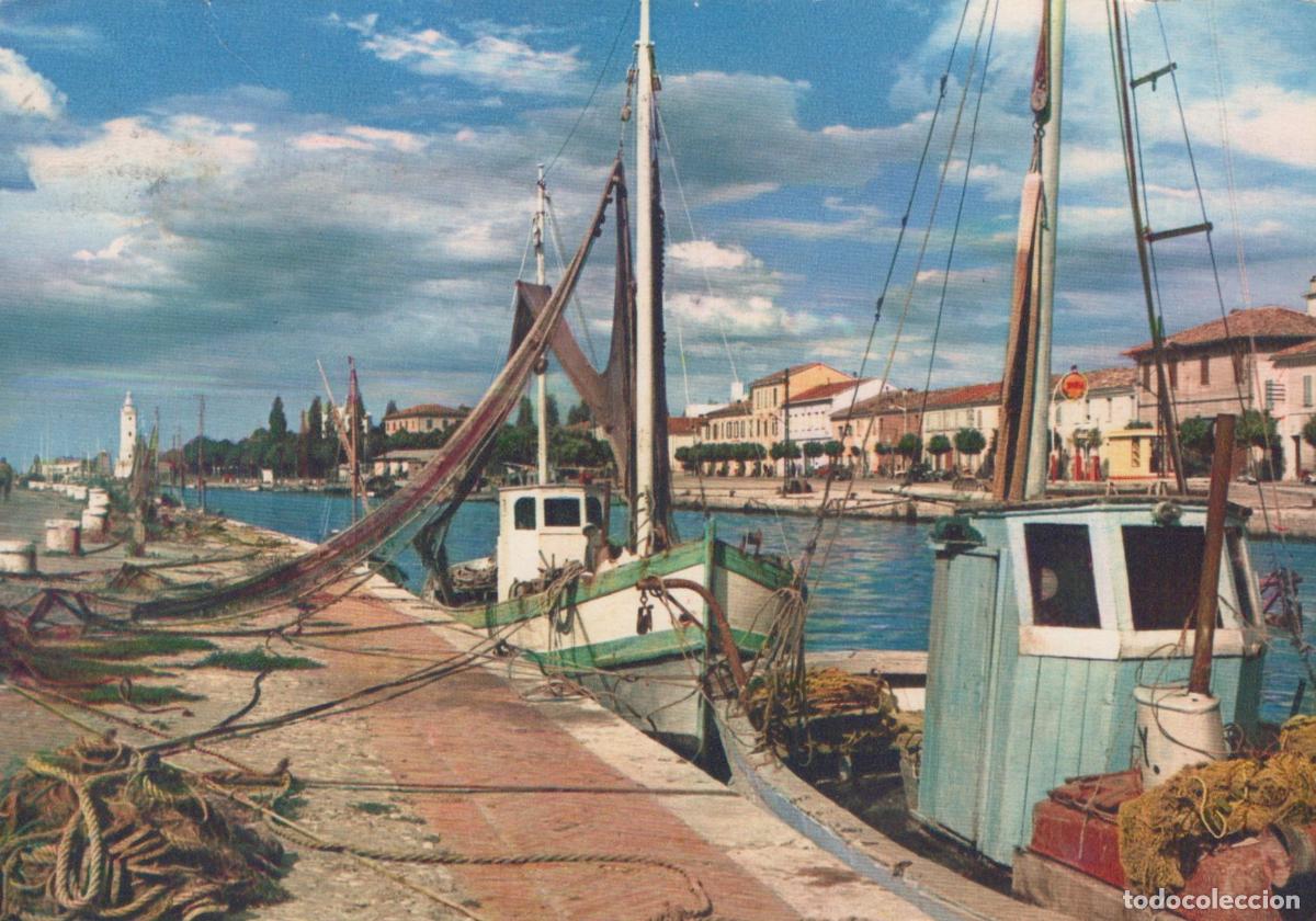 Postales: Italy Rimini Fishing Boats Moored At Porto Canale Adriatic Riviera *YAN543