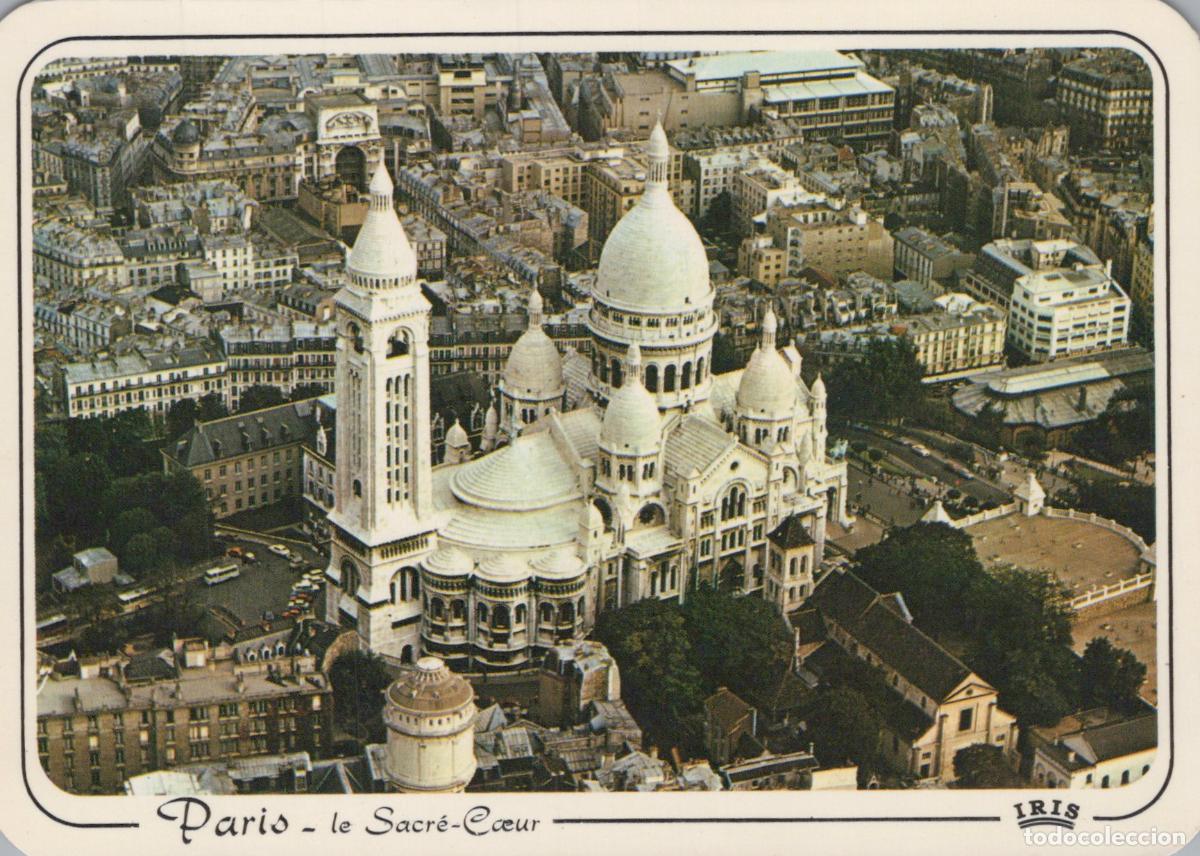 Cartes Postales: France Paris Sacre Coeur Basilica Aerial View Montmartre Unposted *YAN391