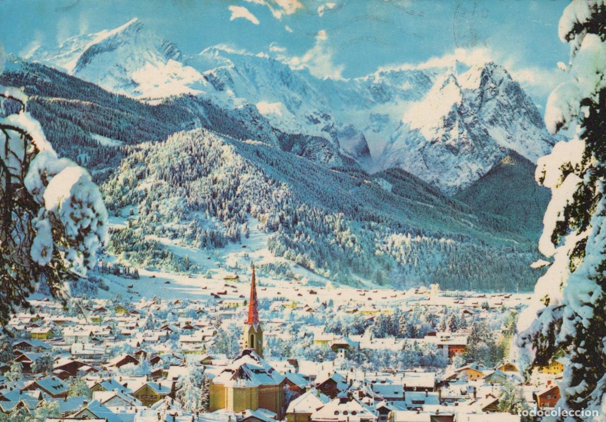 Cartoline: Germany Garmisch Partenkirchen Oberbayern Winter View Alps Mountains *YAN411