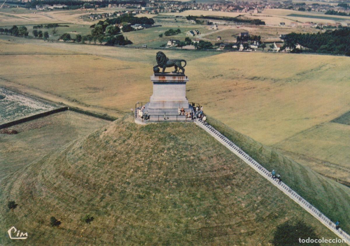 Cartes Postales: Belgium Waterloo Lion S Mound Aerial View Historic Battlefield Monument *YAN608