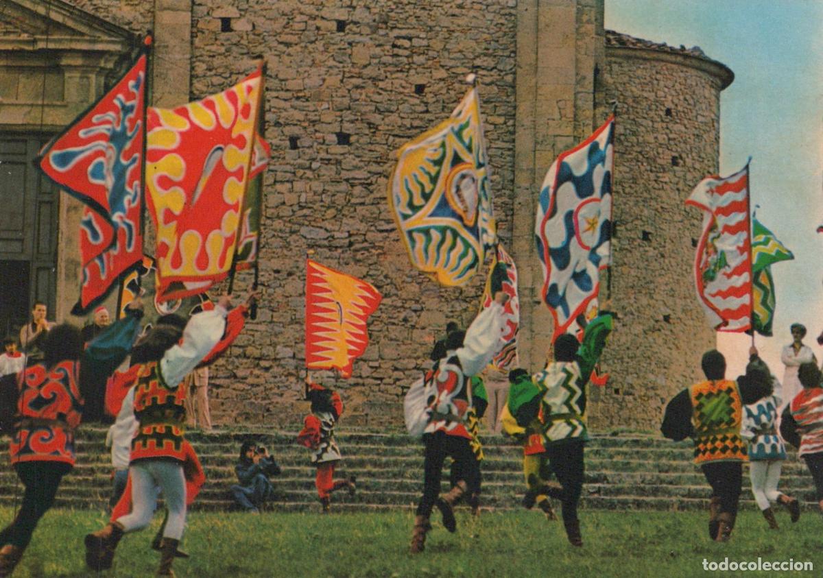 Postcards: Italy Volterra Flag Displayers of the A V I S Group Historical Unposted *YAN625
