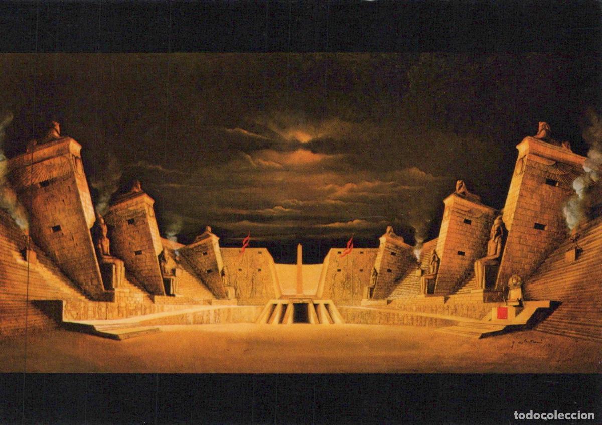 Cartoline: Italy Verona Arena Aida Opera Stage Design By Giulio Coltella Unposted *YAN624