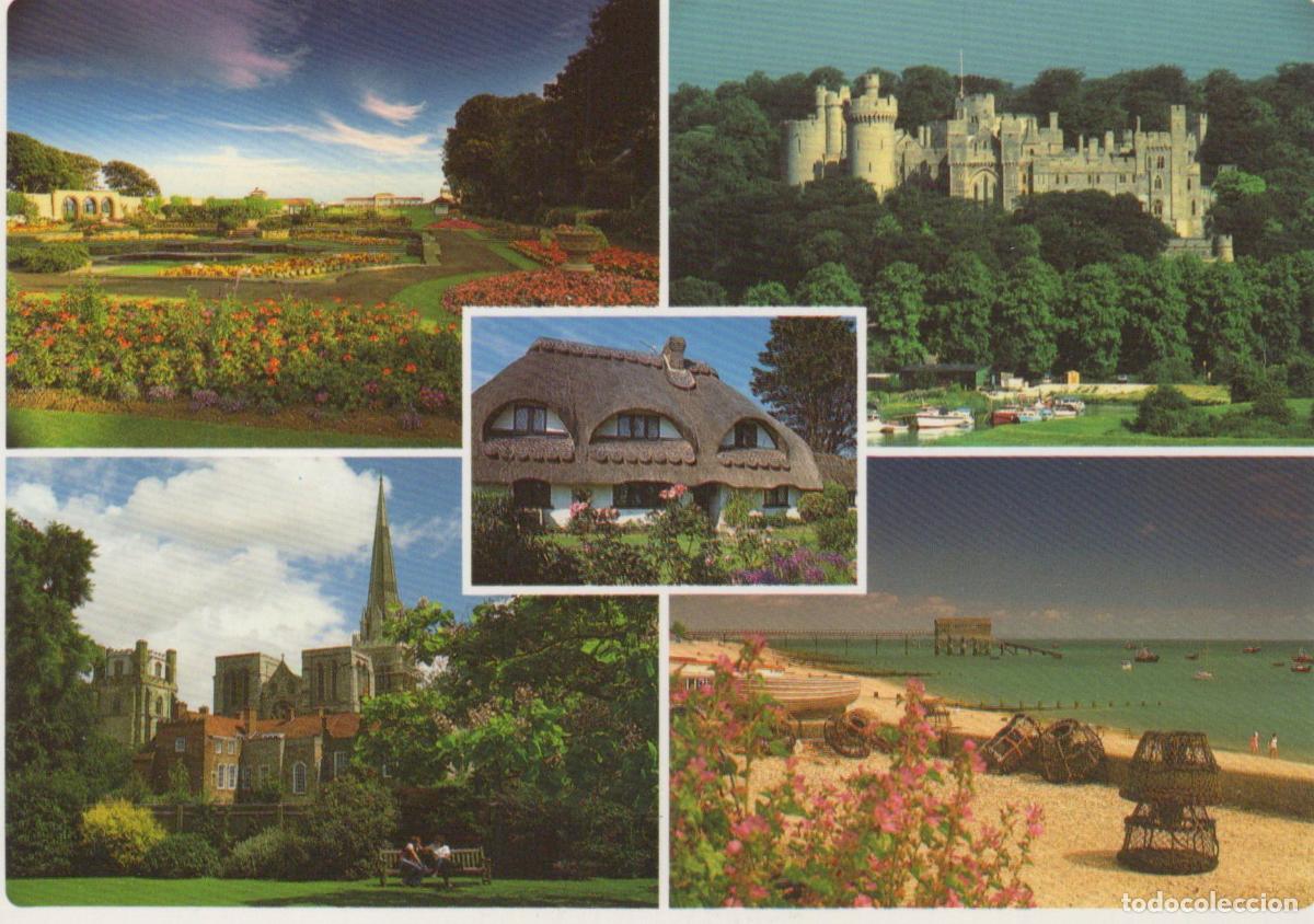 Postales: United Kingdom Worthing Arundel Bracklesham Bay Chichester Unposted *YAN452