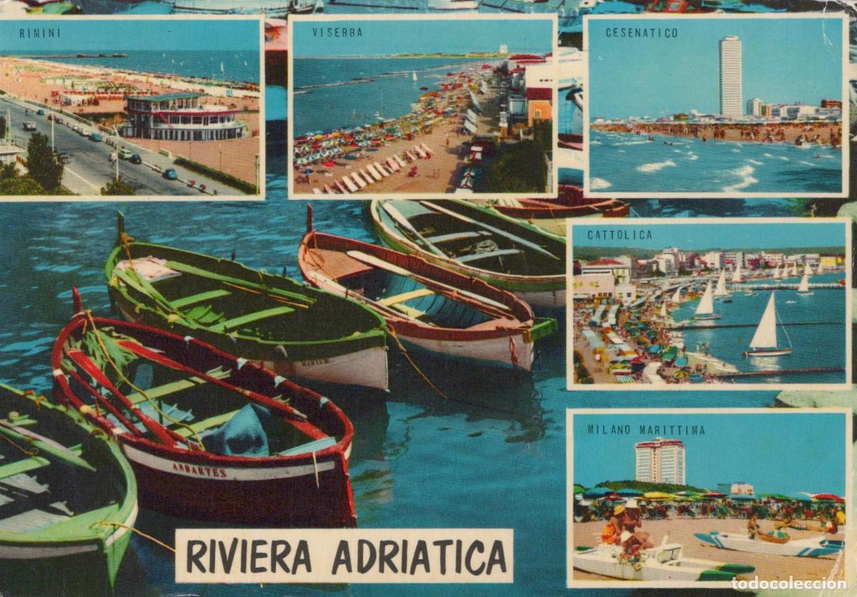 Postales: Italy Rimini Riviera Adriatica Viserrba Cesenatico Cattolica Milano *YAN634