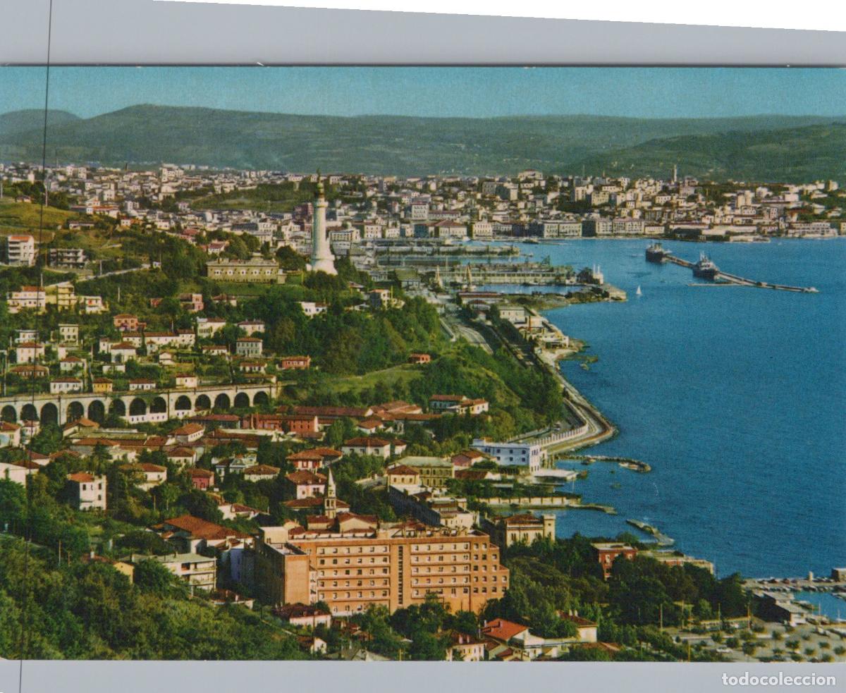 Postais: Italy Trieste Panoramic General View of City Harbor Lighthouse Unposted *YAN628