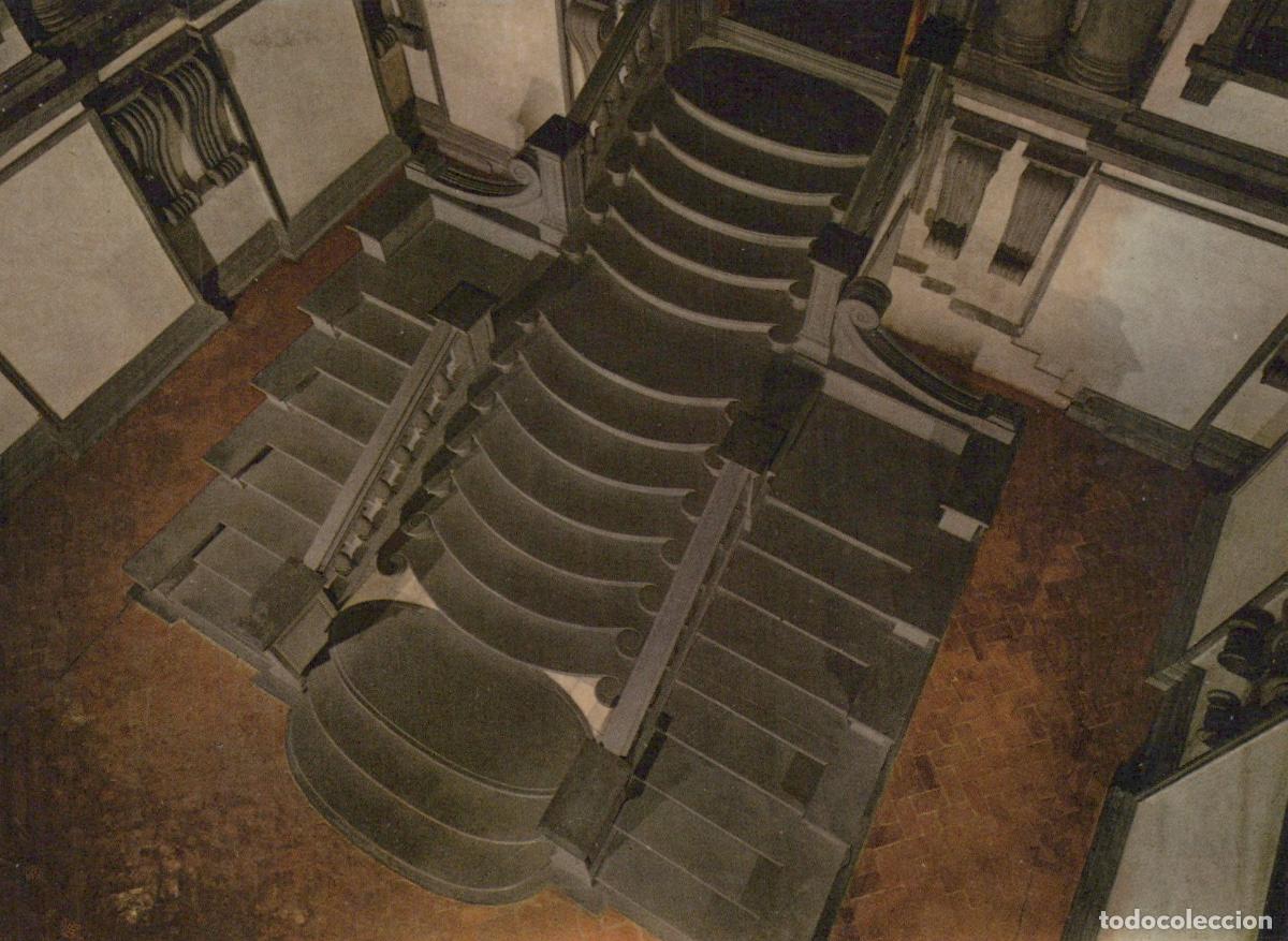 Postais: Italy Florence Medici Laurentian Library Michelangelo Staircase Unposted *YAN654