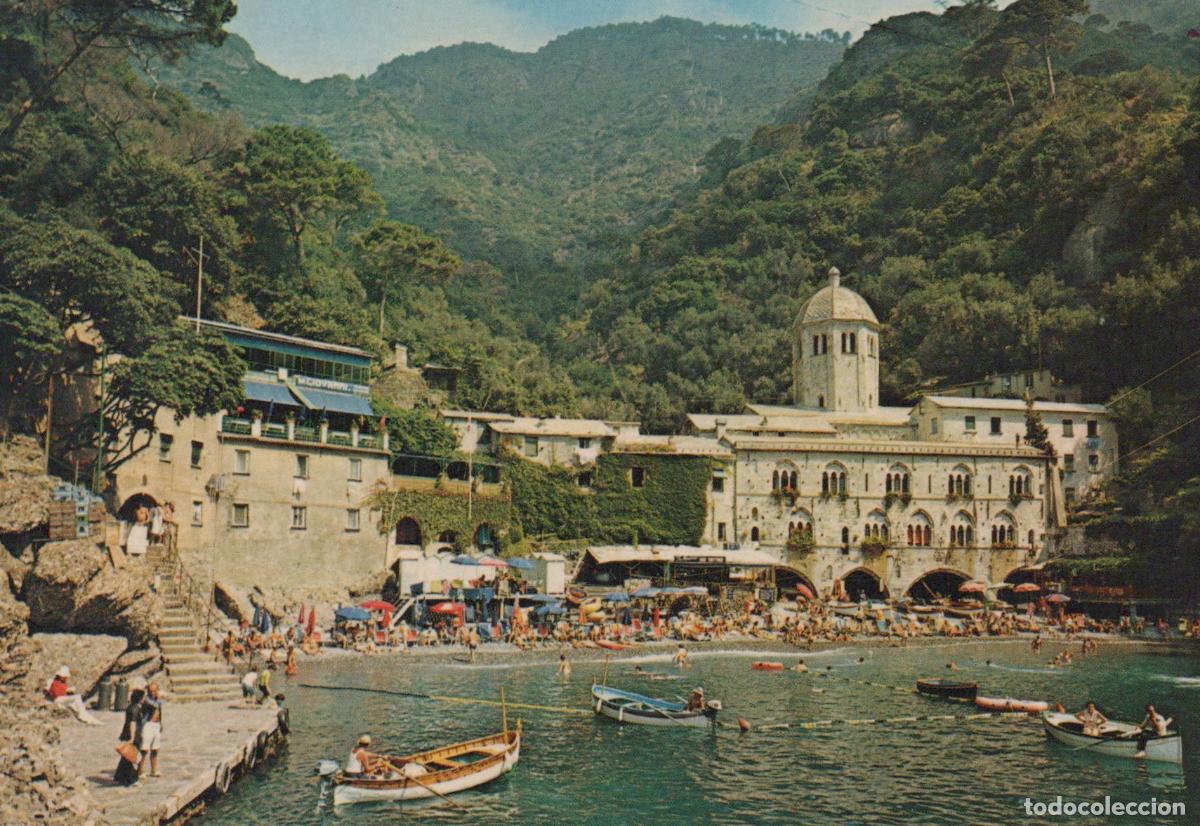 Cartoline: Italy Camogli S Fruttuoso DI Abbey of Capodimonte Beach Unposted *YAN675