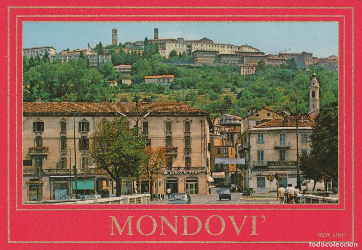 Cartoline: Italy Mondovi Cityscape With Historic Buildings and Hillside Unposted *YAN680