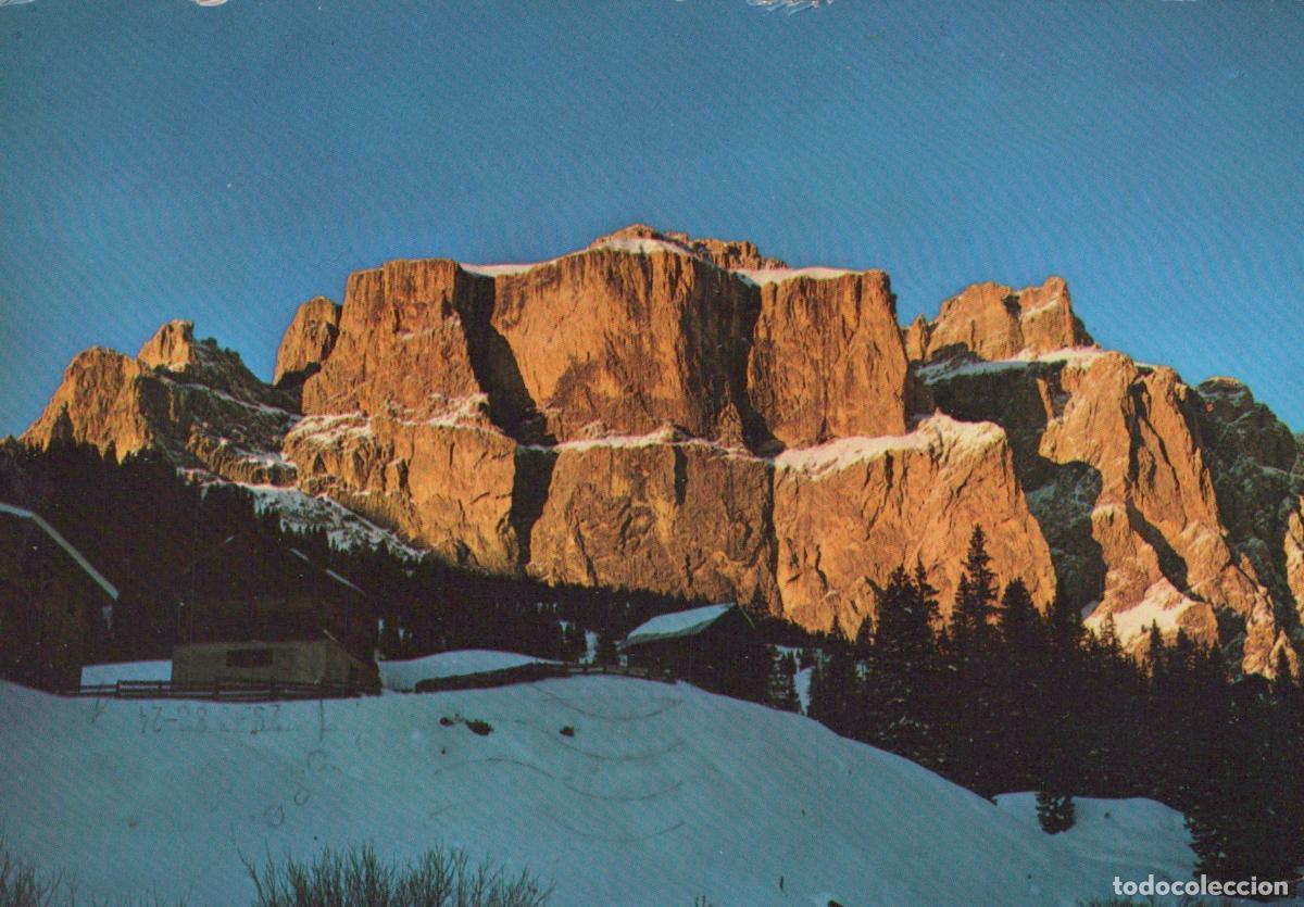 Cartoline: Italy Dolomites Sella Group Mountain Range Winter Landscape *YAN487
