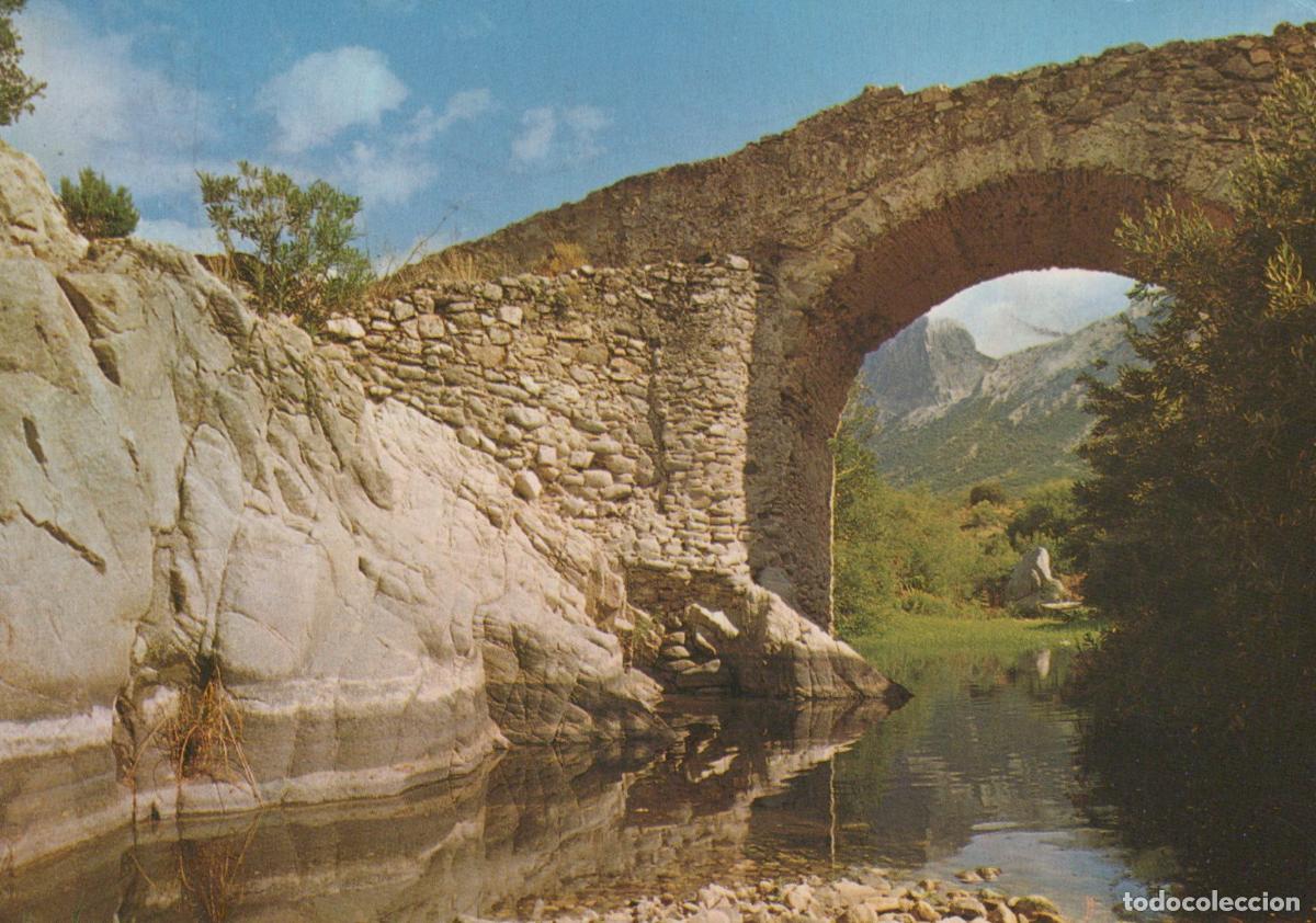 Cartoline: Italy Oliena Sardinia Brook Ancient Stone Bridge Landscape *YAN486