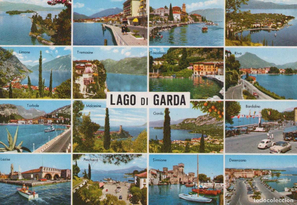 Cartoline: Italy Lake Garda Multi View Limone Tremosine Torbole Malcesine *YAN688