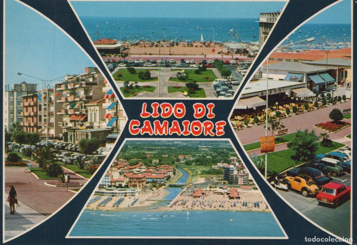 Postcards: Italy Lido DI Camaiore Multi View Beachfront Hotels Coastline *YAN703