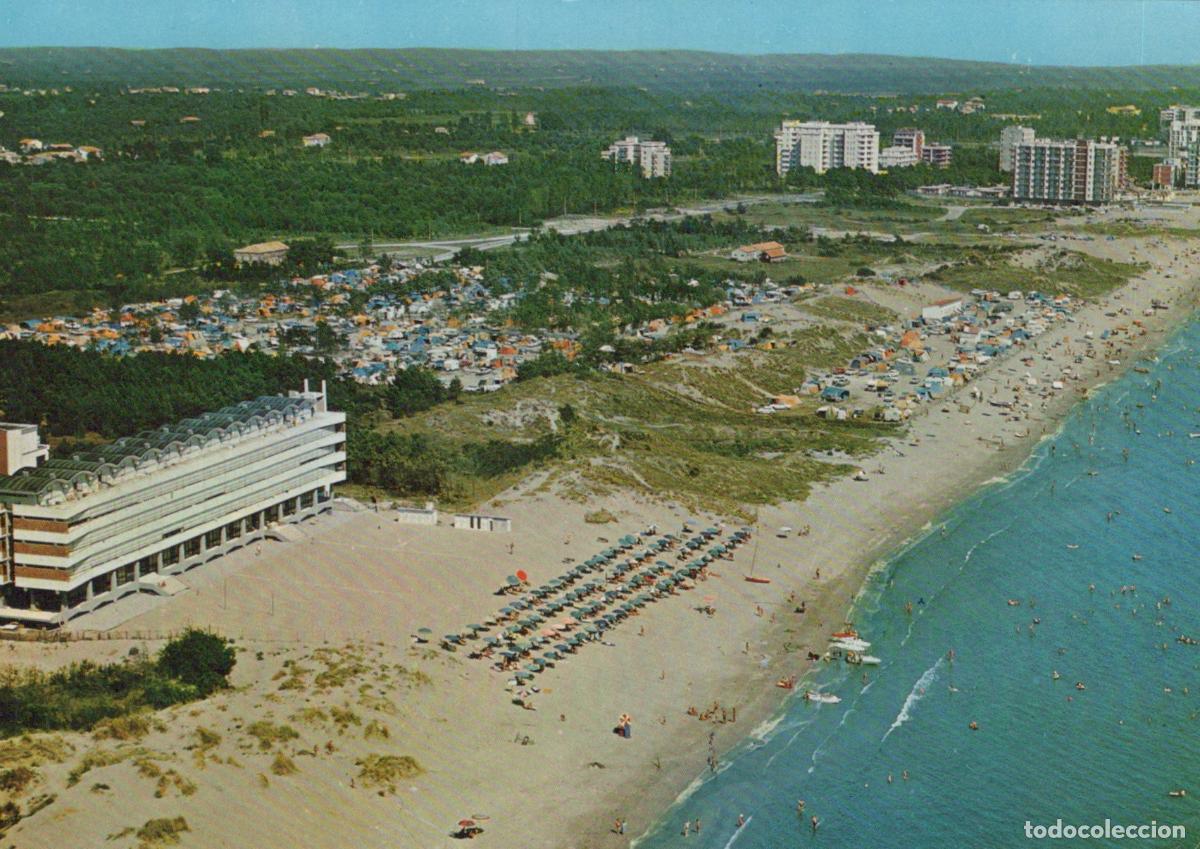 Cartes Postales: Italy Lido DI Pomposa Beach Aerial View Hotel Vascello D Oro 1960s *YAN511