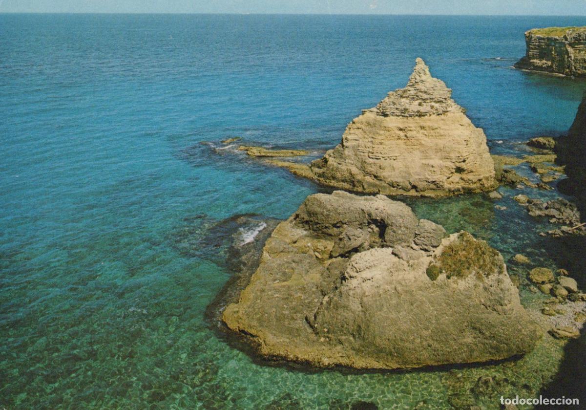 Postais: Italy Lecce Adriatic Riviera Salentina Coast Scenic Sea Cliffs Rocks *YAN730