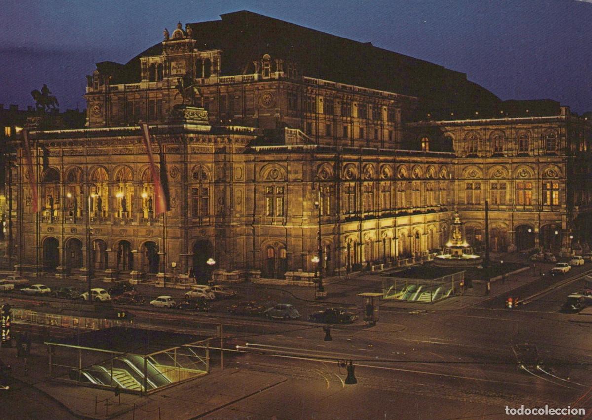 Postcards: Austria Vienna State Opera House Illumination Night View *YAN735