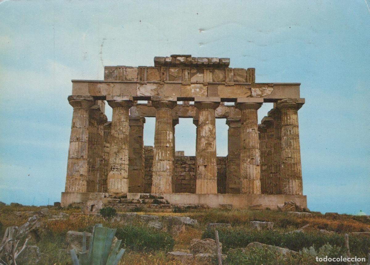 Cartes Postales: Italy Selinunte Sicily Ancient Greek Temple E Ruins Landscape *YAN728