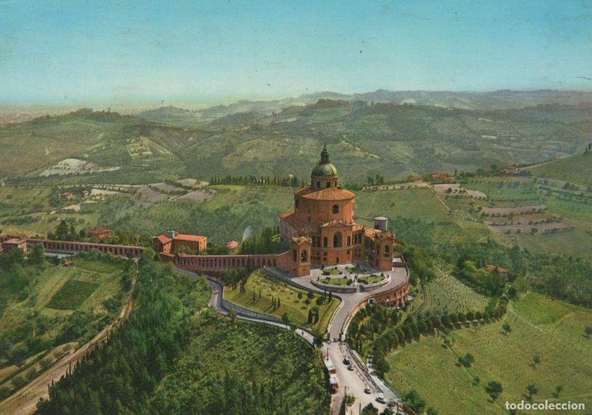 Cartes Postales: Italy Bologna Aerial View of Sanctuary of Madonna DI San Luca 1962 *YAN749