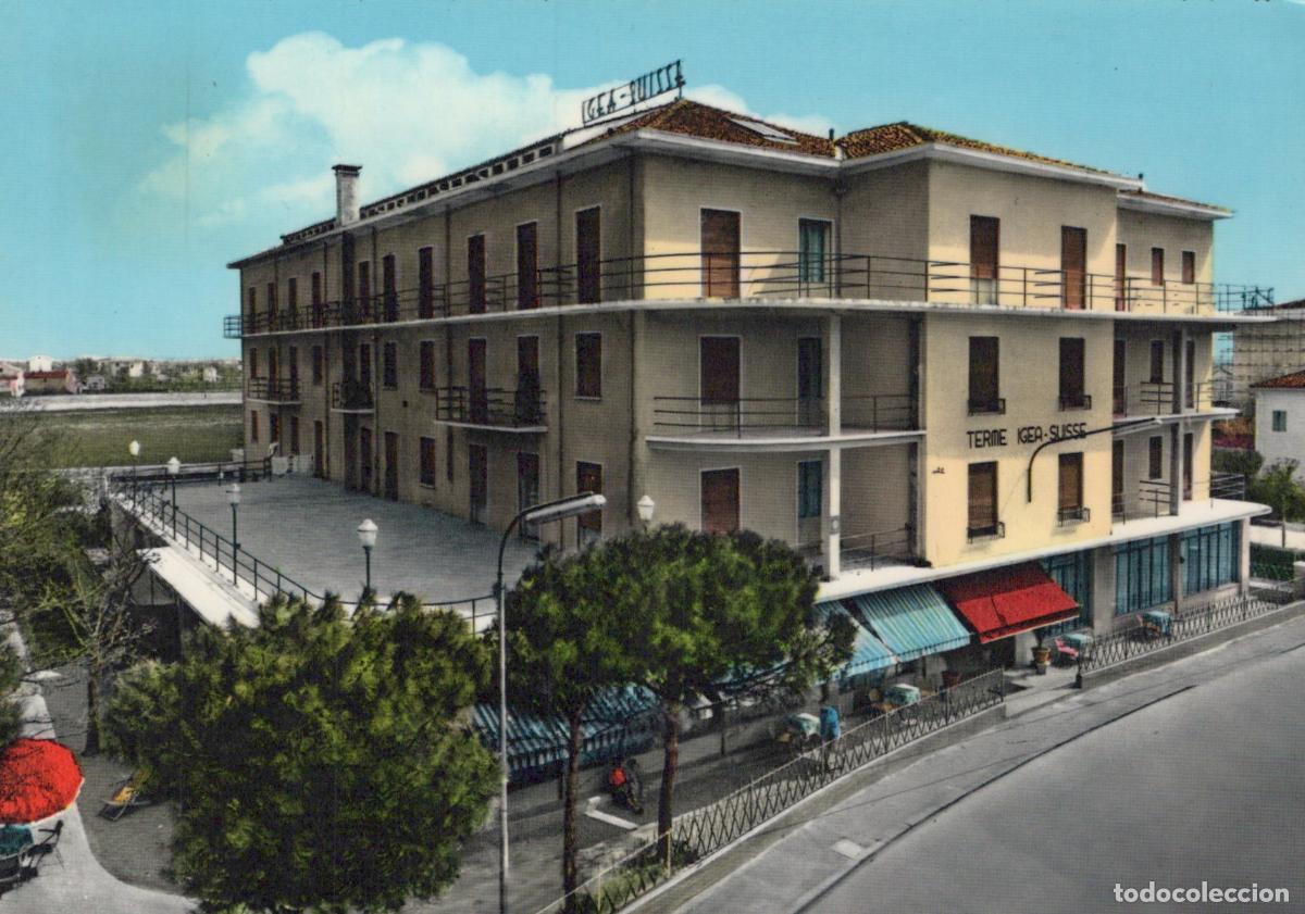 Cartes Postales: Italy Abano Terme Hotel Terme Igea Suisse 1960s Architecture *YAN541
