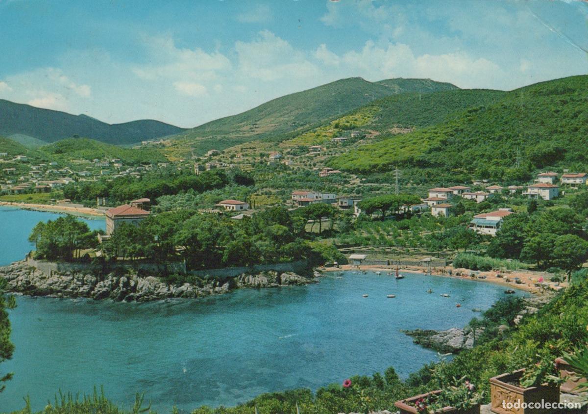 Cartes Postales: Italy Cavo Isola D Elba Panorama Coastal Town and Beach Landscape *YAN753