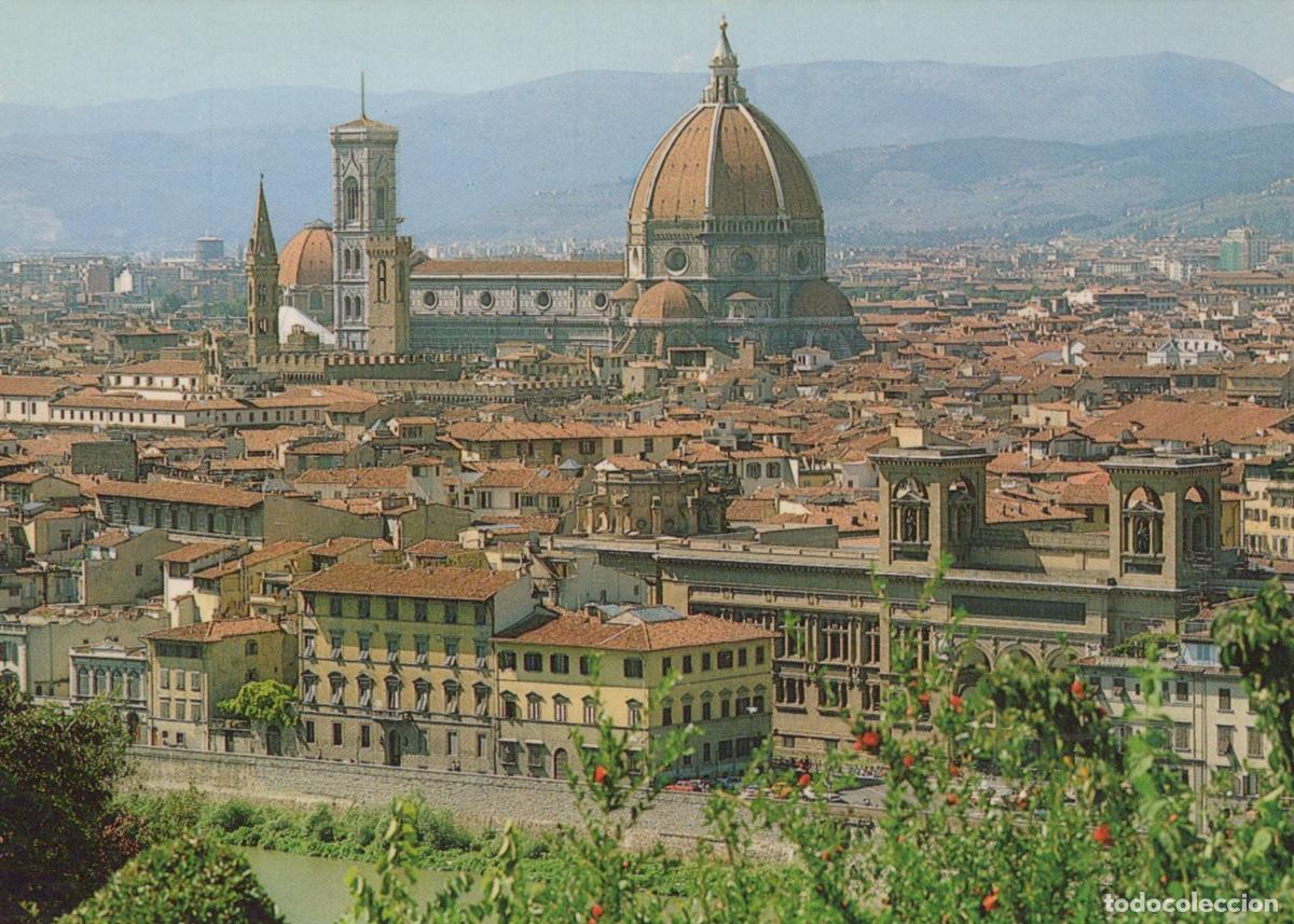 Cartes Postales: Italy Florence Panoramic View Duomo Cathedral Cityscape Vintage *YAN764