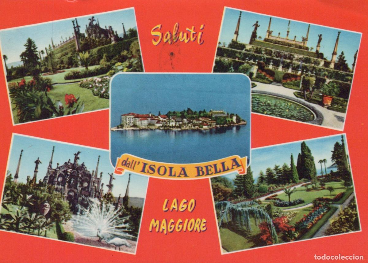 Cartoline: Italy Stresa Isola Bella Lago Maggiore Borromeo Palace Gardens Peacock *YAN784