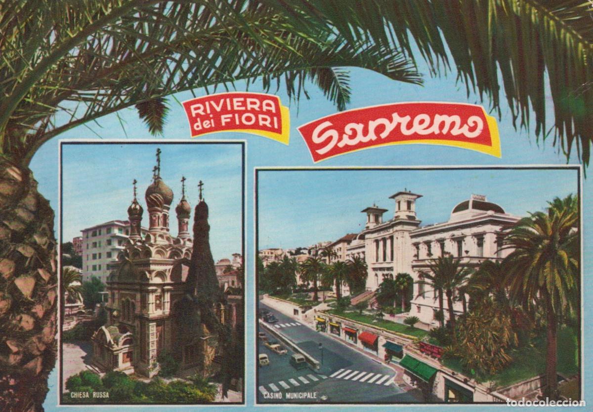 Cartoline: Italy Sanremo Russian Orthodox Church Municipal Casino Riviera Dei Fiori *YAN798