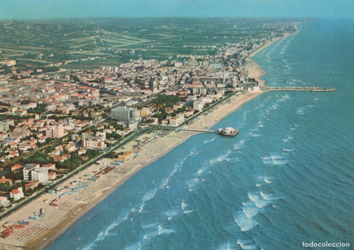 Postales: Italy Senigallia Aerial View of Coastline Beach and City *YAN819