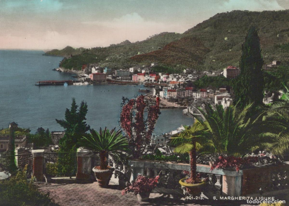 Postales: Italy Santa Margherita Ligure Coastal Town Seascape View From Real Photo *YAN840