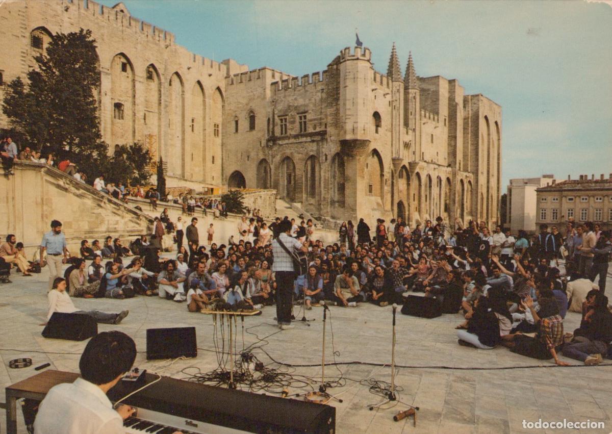 Cartoline: France Avignon Festival Outdoor Concert With Palace of the Unposted *YAN601