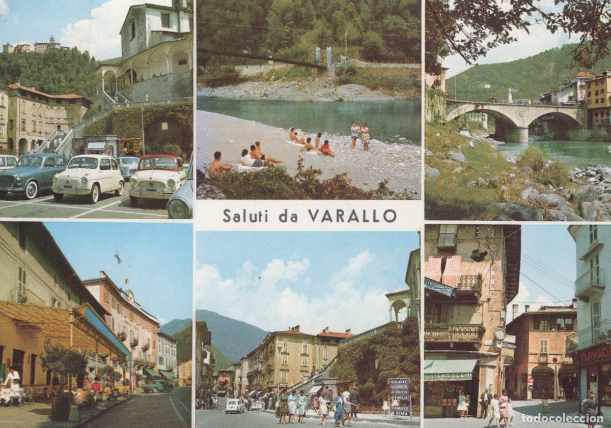 Postales: Italy Varallo Multi View Sacred Mount Beach Bridge Streets *YAN839