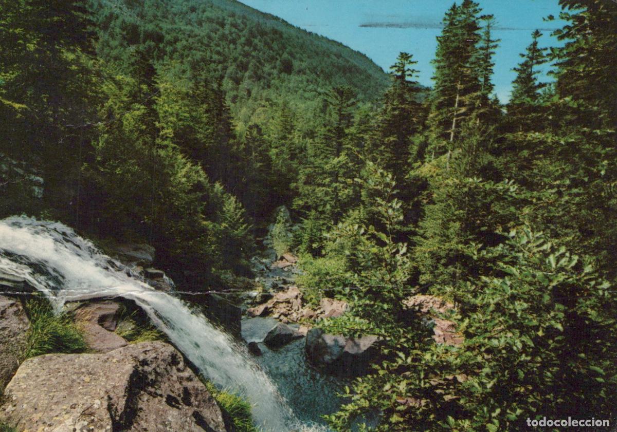 Cartoline: Italy Abetone Sestaione Valley Waterfall Mountain Landscape *YAN880